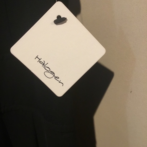 Halogen Dress, collar and buttons on top front, lined. - Picture 3 of 5